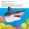 Aqur2020 Shark Hand Puppet, Soft Storytelling Role Play Shark Head Glove Toy with Movable Jaw for Birthdays Holidays Parties view 3