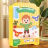 Sticker Dress Up Book for Girl, Educational Game, Cognitive Game Book, for Children Preschool Kids Birthday Holiday Parties Car Travel view 3