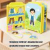 Sticker Dress Up Book for Girl, Educational Game, Cognitive Game Book, for Children Preschool Kids Birthday Holiday Parties Car Travel view 4
