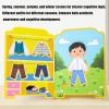 Dress Up Sticker Book, Educational Game, Cognitive Game Book, for Children Preschool Kids Birthday Holiday Parties Car Travel view 4