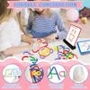 176PCS Pattern Blocks Puzzle STEM Toys for Creative Learning Sticks Shape Building Blocks Educational Resources Brain Teaser Montessori Toys for Preschool and Kindergarten Girls and Boys Ages 5+ view 4