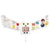 LLTCMAOYI Montessori White Owl Wall Game Busy Board, Early Sensory Development view 1