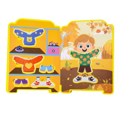 Dress Up Sticker Book | Educational Puzzle Toy - Dress Up Game Sticker Book - for Children Preschool Kids Birthday Holiday Parties Car Travel