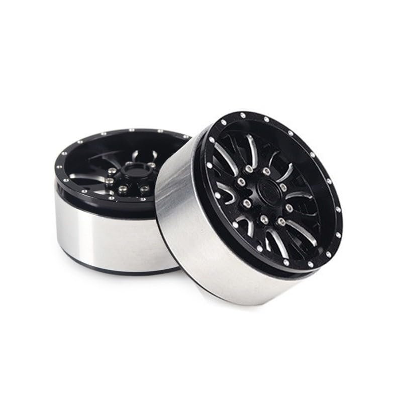 2.2 Inch CNC Metal Wheel Hub for RC Crawler Car 4082 CROSSRC H8h for Trax-xas TRX4 Axial SCX10 90046 AXI03007 Upgraded Accessories(2PCS)