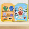 Sticker Dress Up Book | Educational Learning Activities - Dress-Up Puzzle for Children - for Children Preschool Kids Birthday Holiday Parties Car Travel view 3