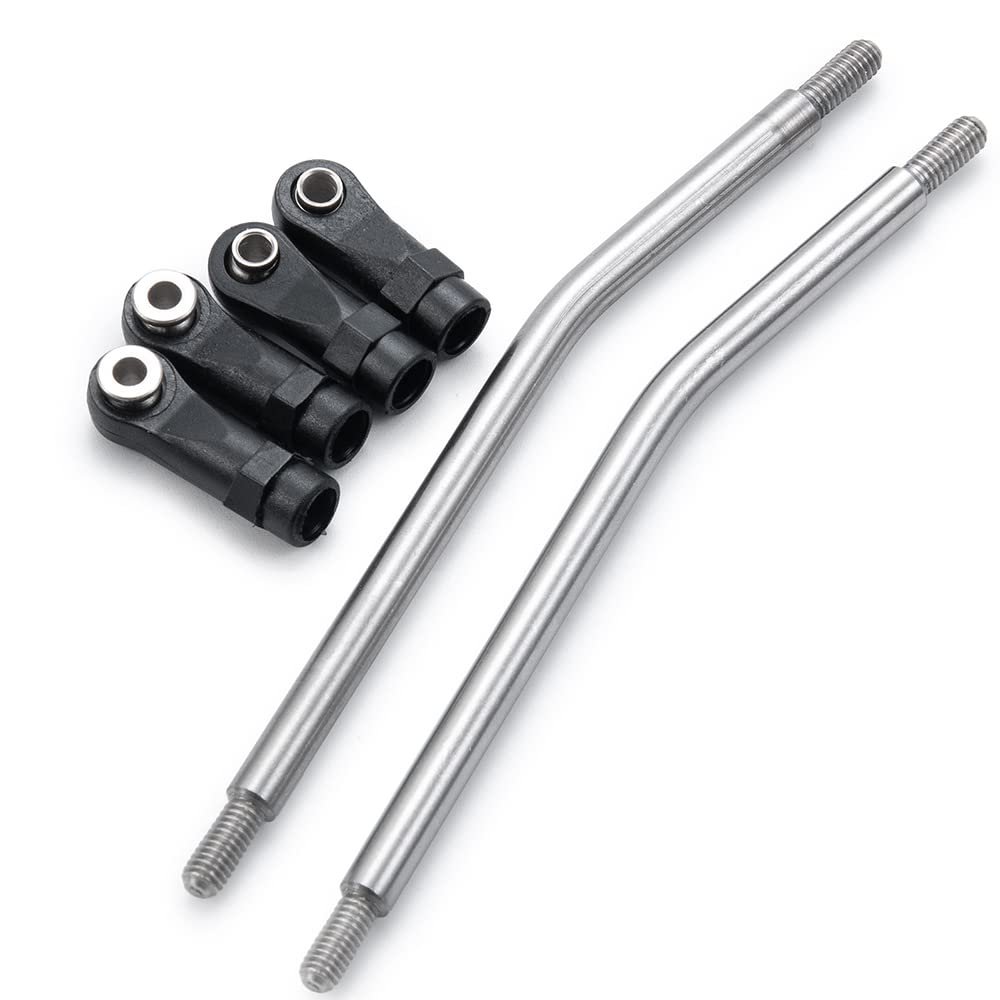 Aluminum Alloy Rear Arm Kit Suspension Link Rod for Axial Wra-ith 90048 RR10 90053 for 1/10 RC Crawler Car Model Upgrade Part(Link Rods)