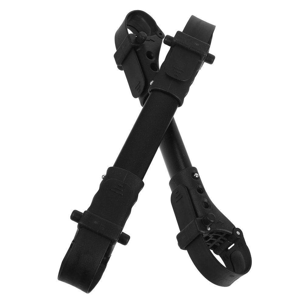 Abaodam 2pcs Twin Stroller Connectors Black Aluminum Pram Adapter for Outdoor Use Easy Install Dual Stroller Connector for Twins