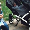 Abaodam 2pcs Twin Stroller Connectors Black Aluminum Pram Adapter for Outdoor Use Easy Install Dual Stroller Connector for Twins view 4