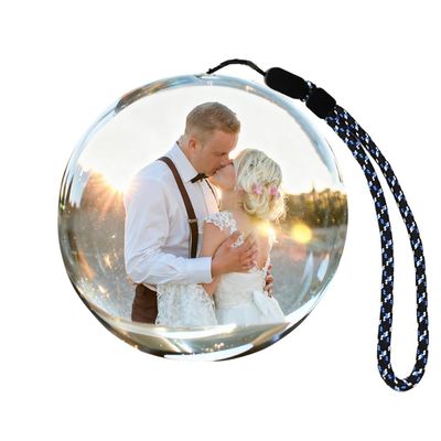 MEROCOLE Memory Orb Video Player 2.7" HD Screen, No App/WiFi (USB Upload), 4GB Digital Frame, Rechargeable Crystal Ball Keepsake for Wedding, Ultrasound, Pet Memorial & Valentine's Gift (White)