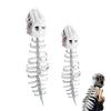 3D Realistic Dinosaur Skeleton Costume, Size 29.7/45.8 inches, Soft Plush Suit, Perfect for Halloween Fun and Parties view 1