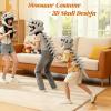 3D Realistic Dinosaur Skeleton Costume, Size 29.7/45.8 inches, Soft Plush Suit, Perfect for Halloween Fun and Parties view 2