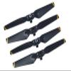QFFBMTE for 4pcs Spark 4730F 4730 Propeller Props Blade CCW/CW Carbon Fiber Composite Low Noise Quick for DJI for Prop(2 Pairs Yellow Edge) view 1