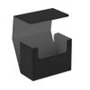Boltquan Tarot Card Storage Box  PU Leather Deck Organizer with Grey Interior & Magnetic Closure  Holds 4 Tarot Card Cases or 400+ Tarot Cards  Black Exterior  10.5  14.5  23.5 cm /4.15.79.3in view 1