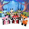 6pcs 3D Printed Christmas Reindeers, Articulated Tiny Animal Figures Fidget Toys, Colorful Christmas Animals, Fidget Toy-ABR001-6x view 2
