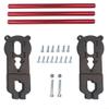 Electric Skateboard Motor Mount Bracket For 6364 6368 6374 Series Brushless Motors, With Protection Rods Brackets And Bolts DIY Scooter Skateboard Truck Parts, 22.5 Cm Rod view 3