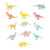LOPUNER 12PCS Glow in Dark Dinosaur Model for Plastic Dinosaur Figurines with Detailed Design for Birthday Party and Daily Play view 1