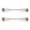 Compatible with Kyosho for MINI-Z 1/18 1/24 RC Car Upgrade Parts Accessories 4pcs Metal for Chassis Suspension Link Rod Pull RC Car Accessories view 2