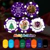 12 Grams Perfessional Customized Clay Poker Chips 30-500 PCS Personalized Casino Chips with Logo & Design 40MM Custom Casino Chips for Christmas Wedding Gifts (A, Purple) view 2