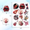 100PCS Rock and Roll Stickers  Cool Music Vinyl Decals for Musicians, Bands, Punk Fans, Laptop, Guitar, Drum, Water Bottles view 4