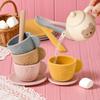 Silicone Tea Set for Kids  Pretend Play Kit,Preschool Learning Toy,Colorful Educational Set | Interactive Role Play Toy with Safe BPA Free Design for Little Girls Boys Fun Imaginativ view 4