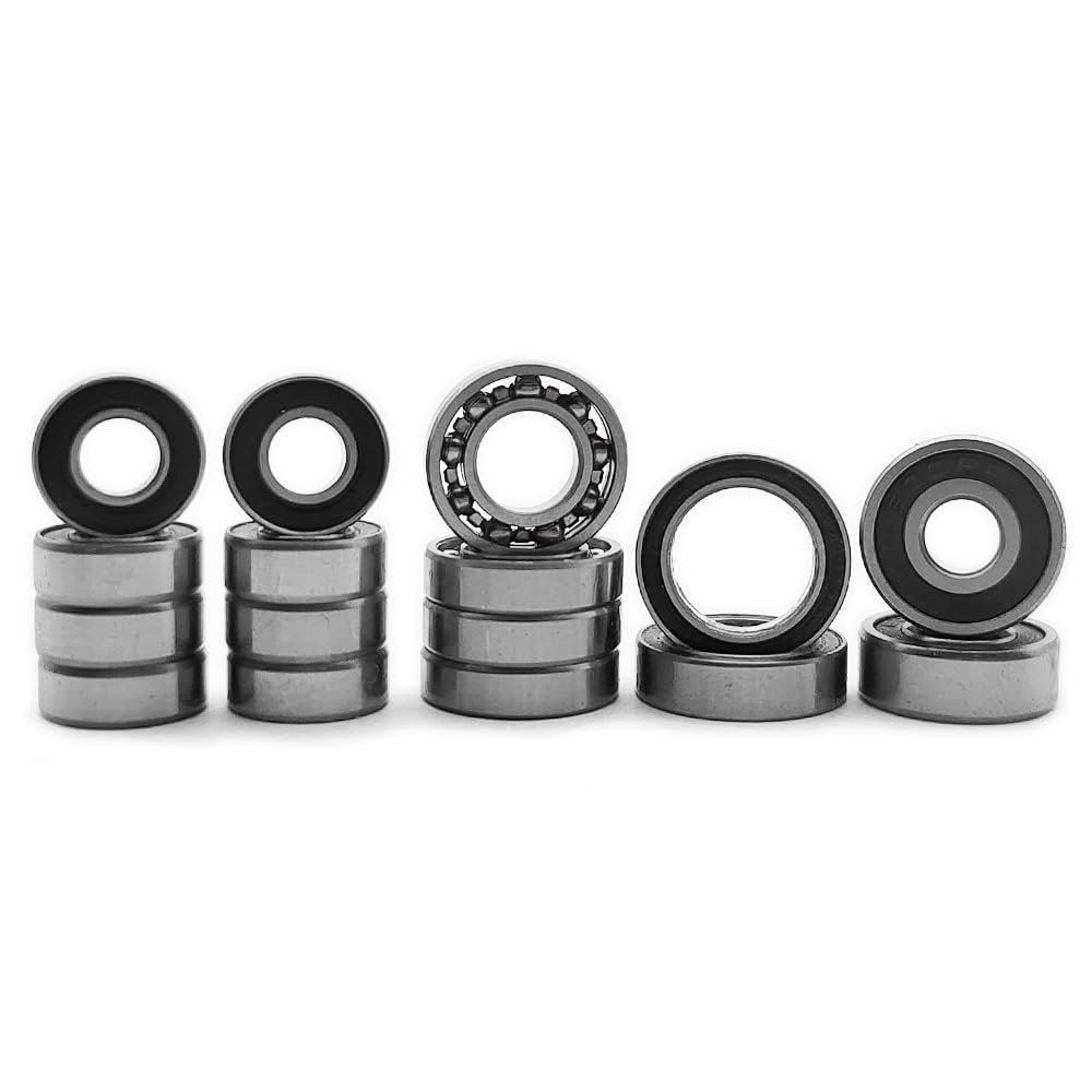 AMZRC AR44 Front & Rear Axle Ball Bearings Kit for Axial 1/10 SCX10.2 SCX10 II 90046 90047 Rc Crawler Car Part