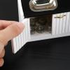 1/12 Scale Doll House Kitchen Cabinet - Miniature Mini Table with Stove Sink Cabinet, Mini Wooden Dining Room Furniture Accessories, Decoration for Dollhouse Accessory view 3