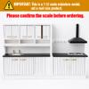 1/12 Scale Doll House Kitchen Cabinet - Miniature Mini Table with Stove Sink Cabinet, Mini Wooden Dining Room Furniture Accessories, Decoration for Dollhouse Accessory view 4