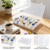 2 Pack Rock Collection Box, 36 Grids Rock Display Case with Adjustable Dividers, Clear Plastic Box Ideal for Rock Collection, Suitable for Crystal, Gemstone, Fossil, Seashells, Jewelry, Beads, Crafts view 4