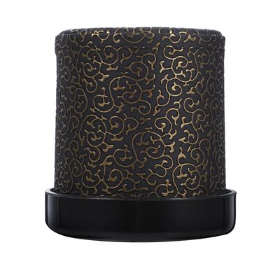Abaodam Quiet Felt-Lined Dice Cup Shaker with Dice and Base PU Leather for Party Games Ktv Bars Family Board Game Entertainment