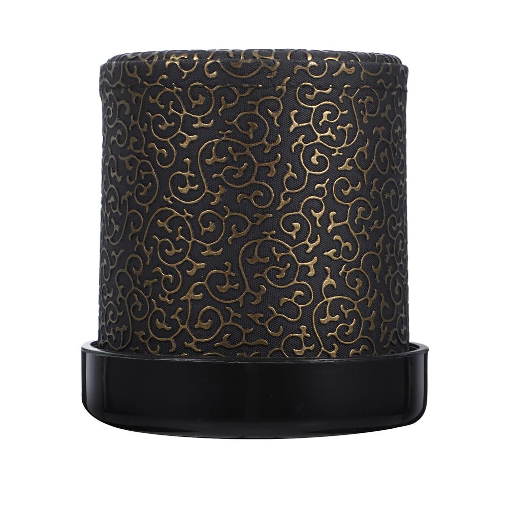 Abaodam Quiet Felt-Lined Dice Cup Shaker with Dice and Base PU Leather for Party Games Ktv Bars Family Board Game Entertainment