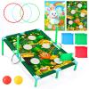 Gemscream 2 Set 3 in 1 St. Patrick's Day Bean Bag Toss with Bean Bags Easter Bunny Portable PVC Framed Cornhole Outdoor Balls Rings Toss Gift for Family Party Supplies Yard Activities view 1