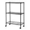 Chrome 3-Tier Shelving All-Purpose Utility Cart view 1