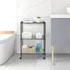 Chrome 3-Tier Shelving All-Purpose Utility Cart view 2