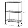 Chrome 3-Tier Shelving All-Purpose Utility Cart view 4