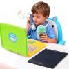 Kids Pretend Play Toys-Toddler Pretend Play Home Office Playset with Toy Laptop & Phone LCD Writing Tablet Headset & Toddlers Beverage Cup Birthday Gifts for Boys Girls Age 3-5-7 view 1