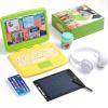 Kids Pretend Play Toys-Toddler Pretend Play Home Office Playset with Toy Laptop & Phone LCD Writing Tablet Headset & Toddlers Beverage Cup Birthday Gifts for Boys Girls Age 3-5-7 view 2