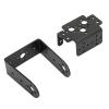 Adfaga Heavy Duty Aluminum Alloy Servo Motor Bracket Kit 360 Degree Rotation Pan Tilt Mount with Camera Holder for Robotics Drone FPV DIY Projects Multi Functional Steering Head Ac view 3