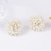 3.2 * 3.2cm 5.2 * 4.3cm Bohemian Ribbon Geometric Bead Pendant Necklace,white 1,3.2 * 3.2cm view 2