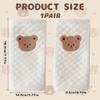 2Pcs Seatbelt Covers Cute Cartoon Bear Car Seatbelt Covers for Kids Soft Baby Car Seat Strap Pads Shoulder Pad Neck Cushion Protector view 4