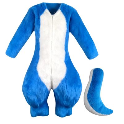 Curved Leg furry fursuit Full Set, Soft Costume Add-ons for Mascot, Ideal for Parties and Halloween Cosplay Events
