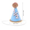 2PCS Half Birthday Party Cone Hat - Bohemia Cone Hat - Baby Infant Photo Booth Props for Toddler Kids Half Birthday Celebrations Cake Smash Decorations view 2