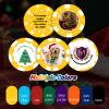 12 Grams Perfessional Customized Clay Poker Chips 30-500 PCS Personalized Casino Chips with Logo & Design 40MM Custom Casino Chips for Christmas Wedding Gifts (C, Yellow) view 2