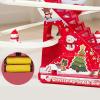 Christmas Climbing Stair Tracks Slides Toys with Music & Lights, Electric Santa Snowman Roller Coaster Toy, Slide Climbing Toys for Girls, Early Learning Activity view 3