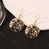 4.9 * 2.6cm Retro Cartoon Halloween Alloy Earrings For Women,black,4.9 * 2.6cm view 2