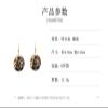 4.9 * 2.6cm Retro Cartoon Halloween Alloy Earrings For Women,black,4.9 * 2.6cm view 3