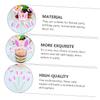 HAKIDZEL 30Pcs Glitter Bunny Ear Cake Toppers for Easter Party Decorations Rabbit Ear Cupcake Picks for Birthday Wedding Spring Celebration Safe Food-grade Material view 4