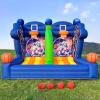 GR8FUN Inflatable Basketball Hoop Shot 131010ft, Blow Up Inflatable Basketball Game with 4 Balls 2 Hoops, Air Blower, Inflatable Games for Outdoor Parties, Carnival Events, Lawn Games view 1
