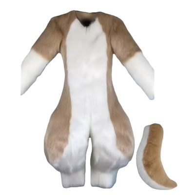 Curved Leg furry fursuit Full Set, Soft Costume Add-ons for Mascot, Ideal for Parties and Halloween Cosplay Events