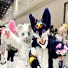 Curved Leg furry fursuit Full Set, Soft Costume Add-ons for Mascot, Ideal for Parties and Halloween Cosplay Events view 2
