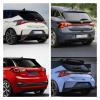 1:1 N Line Roof Spoiler Wing Compatible for Hyundai I20 N-Line BC3 MK3 2021 2022 2023 2024 Body Kit Splitter Tuning ABS UV Coat view 4